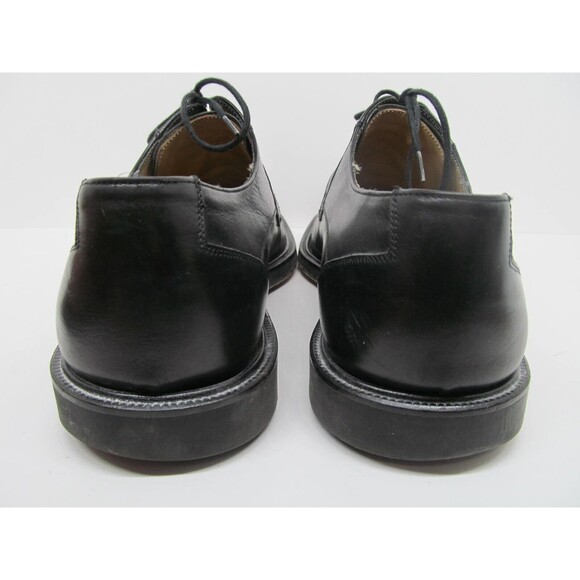 Mezlan Mens Black Apron Toe Derby Shoes Size US 10 Quality Made In Spain - Picture 14 of 16